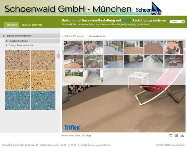 Direkt zur Triflex-Website der Schoenwald GmbH - München