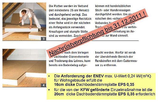 Nachrüstverpflichtung bis 31.12.2011!