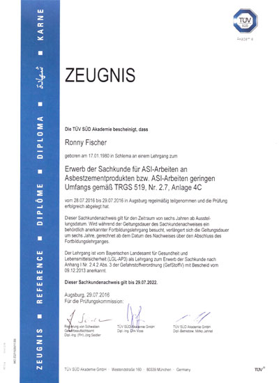 Zeugnis