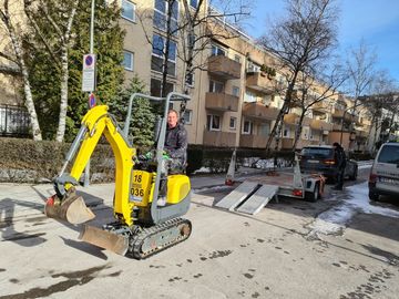 Tiefgaragensanierung München-Giesing: Das ist nicht *Bodo mit dem Bagger* sondern unser guter Mike...